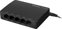 LANBERG DSP2-1005 Switch 5x 1Gb/s Unmanaged Gigabit Ethernet Desktop 12V