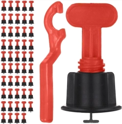 Plytelių lyginimo sistema 50 vnt. su raktu