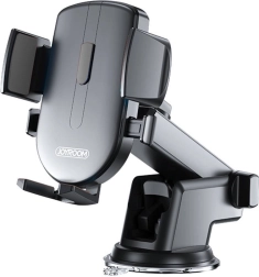 Telefono laikiklis prietaisų skydeliui Joyroom, reguliuojamas, juodas