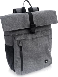 Gray insulated backpack 15 l