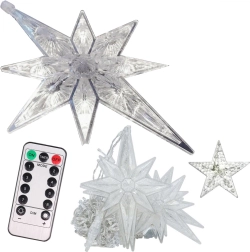 LED šviesų užuolaida su žvaigždėmis