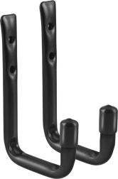 2 sieninių plieninių MACLEAN dviračių ir padangų kablių rinkinys, keliamoji galia 22 kg