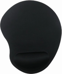 Ergonomic Gembird Mouse Pad Black
