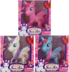 Winged Unicorn Rubber Figure