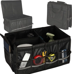 Automobilio bagažinės organizatorius su atšvaitais