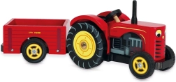 Le Toy Van raudonas traktorius ir priekaba