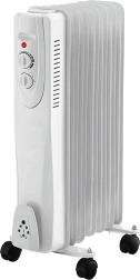 Elektrinis alyvos radiatorius 1500 W su termostatu, 7 sekcijos