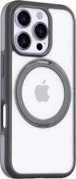 Dėklas Torras Ostand R Fusion, skirtas iPhone 16 Pro, pilkas