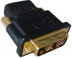 HDMI (lizdas) į DVI (kištukas) adapteris su paauksuotais kontaktais