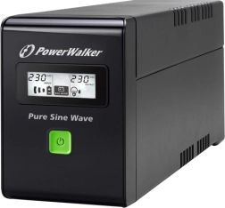 Backup Power Source PowerWalker VI 600 SW with Pure Sine Wave