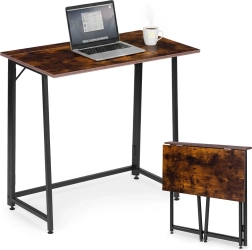 Sulankstomas rašomasis stalas 80 × 45 cm loft stiliaus MODERNHOME