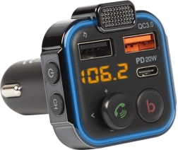 FM siųstuvas Bluetooth 5.1 su greituoju įkrovimu QC 3.0