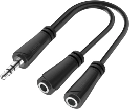 Stereo garso šakotuvas 3,5 mm jack (1× kištukas į 2× lizdus)