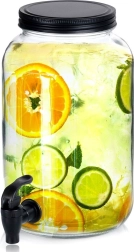 Stiklinis gėrimų dozatorius su čiaupu, 3,2 l