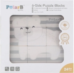 Mediniai paveikslėlių kubeliai 9 vnt. POLARB