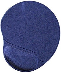 Gel mouse pad with wrist rest – blue