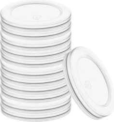 Dangteliai jogurto stiklainiams 6,2 cm, 12 vnt. rinkinys