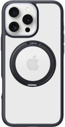 Torras Ostand R Fusion dėklas, skirtas iPhone 16 Pro, juodas