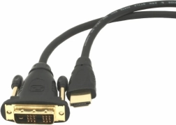 HDMI–DVI Cable 1.8 m with Gold-Plated Connectors
