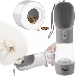 Kelioninis šuns butelis su dubenėliu Purlov