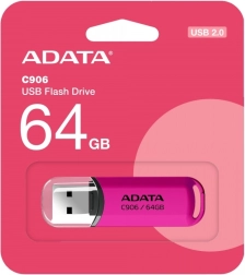 ADATA Flash atmintukas 64GB USB 2.0 rožinis