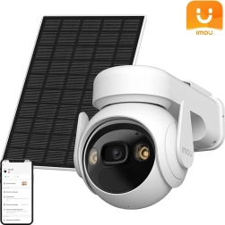 Pasukama lauko „Wi‑Fi“ kamera su saulės panele IMOU Cell PT Lite