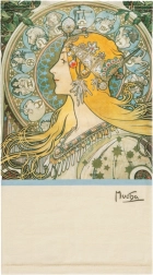 Bandana Alfons Mucha – Zodiakas 25 × 47 cm
