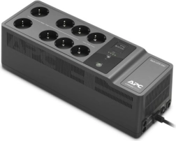APC Back‑UPS 650VA (400 W) with Schuko outlets and USB charging port