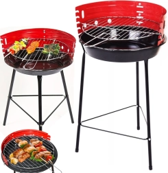 Sodo nešiojamas stovyklinis kepsninė ant medžio anglies