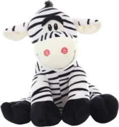 Pliušinė zebra 26 cm