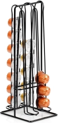 Metalinė kapsulių NESPRESSO stovyklė, juoda, 30 cm