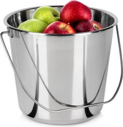 Nerūdijančio plieno maistinis kibiras 8 l