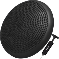 Sensomotorinis pagalvė-diskas su pompute, 34 cm, juodas