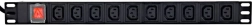 Rack Power Distribution Unit (PDU) 10x C13 1U 16A 2m