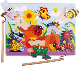 Bigjigs Toys medinis vabzdžių gaudymo žaidimas