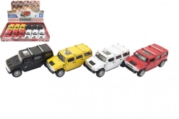 Metalinis automobilio modelis Hummer H2 SUV Kinsmart 12 cm su atbuline eiga
