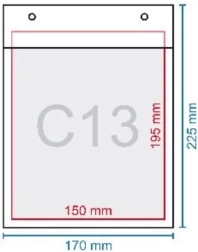 Burbulinis vokas C13 170 × 225 mm AROFOL