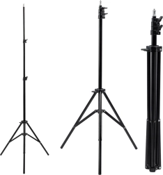 Stovas 12" žiedinei LED šviesai