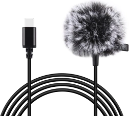 Atlapinis mikrofonas Puluz su USB-C jungtimi