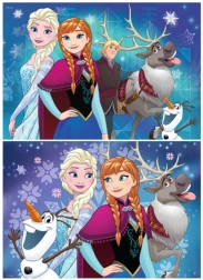 Puzzle 2×24 RAVENSBURGER Frozen – Friends