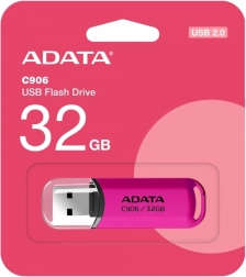 USB atmintukas ADATA C906 32GB rožinis