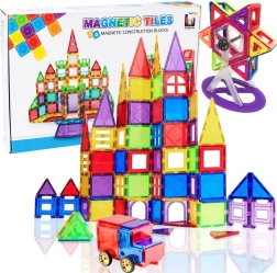 Magnetinis 3D konstruktorius – 106 detalių