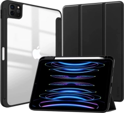 PrimeFolio apsauginis dėklas, skirtas iPad Air 11 ir iPad Pro 11, juodas / skaidrus