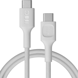 USB‑C laidas PowerStream 100W 1,2 m baltas pintas