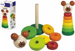 DETOA medinė piramidė meškutis