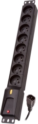 Maitinimo juosta PDU IEC 320, 8 lizdai, 3 m