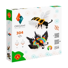 Alexander Origami 3D – 2 viename: drugelis ir bitė