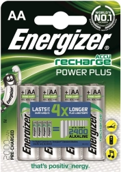 Akumuliatorius ENERGIZER Power Plus AA L91 2000 mAh, 4 vnt.