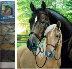 Norimpex Diamond Painting – Horses 30 × 40 cm