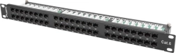 Patch panel 48 ports 1U cat.6 black